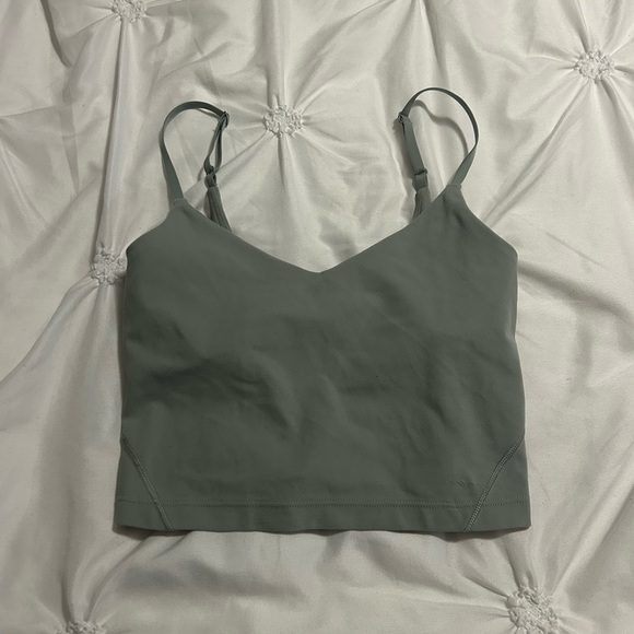 lululemon athletica Tops - green lululemon cropped tank